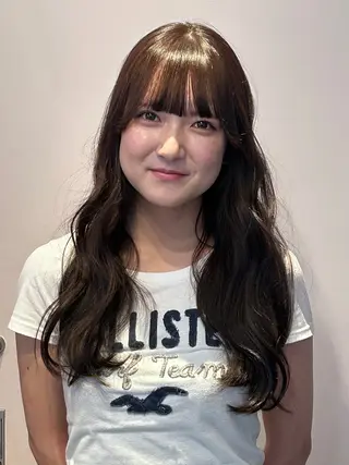 ロング カラー ナチュラル大人っぽい スタイル　MAORIのヘアスタイル