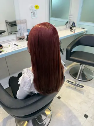 カラー 🇰🇷韓流暖色ヘア 🍒saaya🍒のヘアスタイル