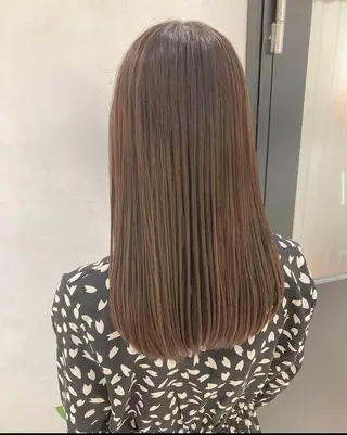 ロング カラー ヘアアレンジ エグチ アキラのヘアスタイル