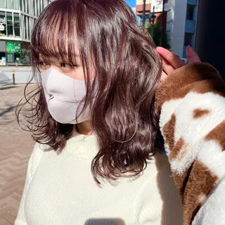 ミディアム カラー ゆう🫧 透明感/ハイトーンのヘアスタイル
