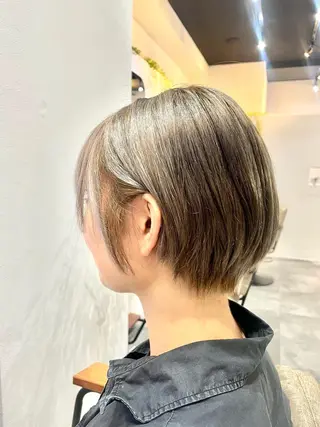 ショート カラー 似合わせスタイル🪮 🌿まなべさとみ🌿のヘアスタイル