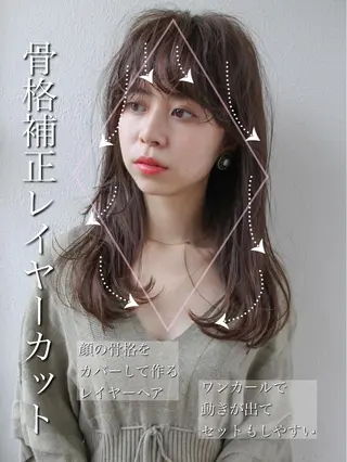 セミロング 【1日2名様限定】 AFLOAT白川雄副のヘアスタイル