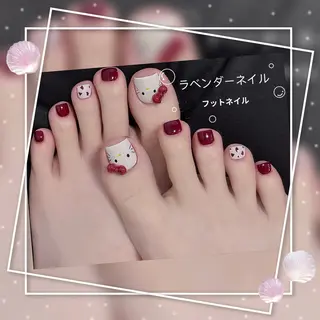ネイル ラベンダー💖日暮里 ルル💖ネイルのネイルデザイン