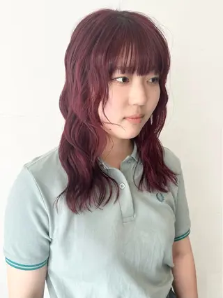 セミロング カラー HARU//原宿🤍 リピート率NO.1のヘアスタイル