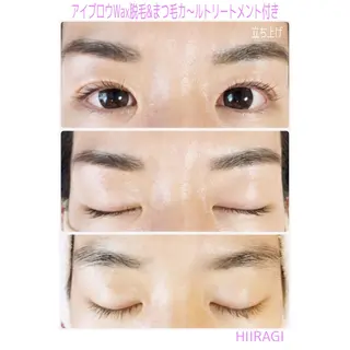 マツエク・マツパ 美容室 HIIRAGIのマツエク・マツパデザイン