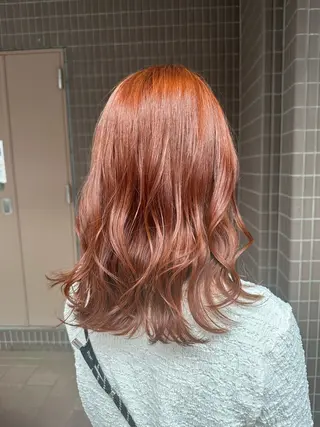 セミロング カラー 清水 遥香のヘアスタイル