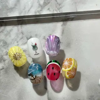 ネイル SecondMW _nail 　川連のネイルデザイン