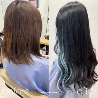 ロング 新宿/韓国ヘア 中明度カラー/かやのヘアスタイル