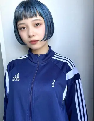 ショート ショート/レイヤー/ パーマ　水野のヘアスタイル