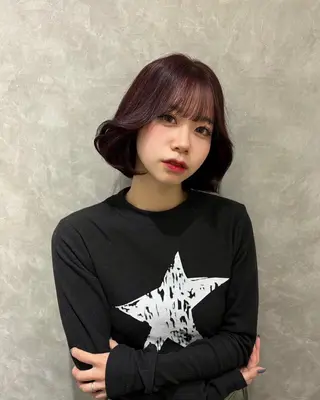 ミディアム カラー 新宿⋆✦ Maoのヘアスタイル