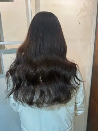 ロング カラー ツヤ髪🫧似合わせ ✨あんどうゆうかのヘアスタイル