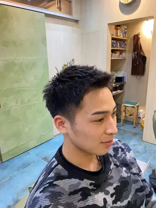 ショート メンズ メンズカット/パーマ 福島区SOSOのヘアスタイル