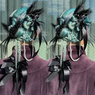 ヘアアレンジ 💫miyu💫デザ インカラー/アレンジのヘアスタイル