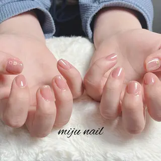 ネイル ❁miju nail 大人上品/自爪育成のネイルデザイン