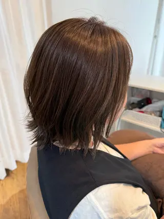 ミディアム 似合わせカット得意 仁井亮のヘアスタイル