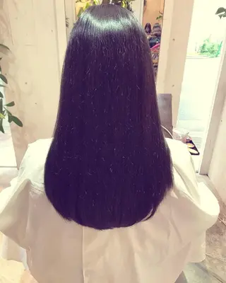 ロング 長尾 桃佳のヘアスタイル