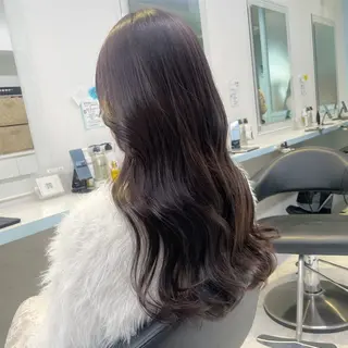 セミロング カラー 【美髪矯正/絹髪】 🎀hinano🎀のヘアスタイル