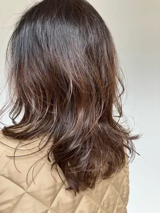 ミディアム パーマ 佐藤 知子のヘアスタイル