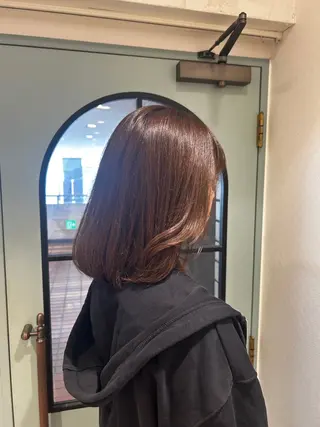 ミディアム カラー 女性のための美容師/ 下北沢/ヨシダモモカのヘアスタイル
