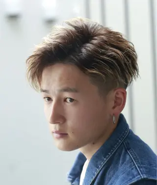 メンズ メンズ特化美容師/ パーマ/波巻き/陸翔のヘアスタイル