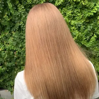 ミディアム カラー れい🫧 ハイトーン特化のヘアスタイル
