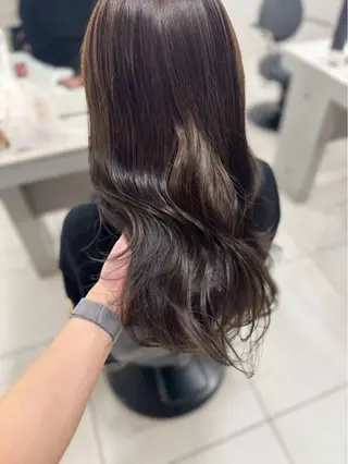 ロング ✨️髪質改善✨️ツヤ カラー✨️竹脇美奈のヘアスタイル