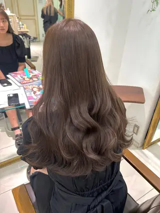 ロング カラー 透明感カラー 古山 結季🌙🖤のヘアスタイル