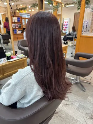 ロング 細矢 翔太のヘアスタイル