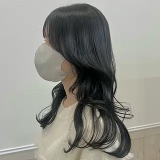セミロング カラー SUZUKI ITSUKIのヘアスタイル