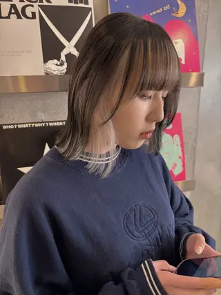ショート 海外風ヘア 野田光也のヘアスタイル