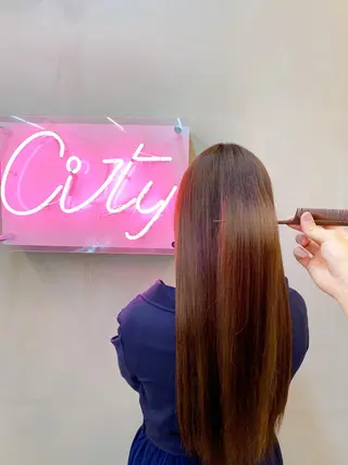ロング 艶髪と透明感を ‼️/若林のヘアスタイル