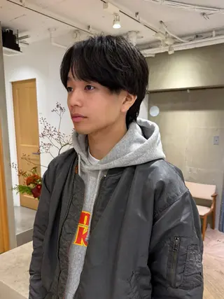 ショート パーマ メンズ シャドウパーマ 田形清流のヘアスタイル