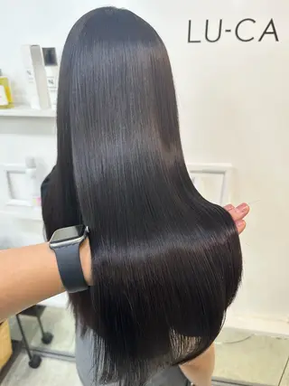 ロング 髪質改善/レイヤー ストウシンゴのヘアスタイル