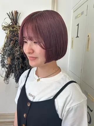 ミディアム カラー merc.🕊大西‎ 香瑚のヘアスタイル