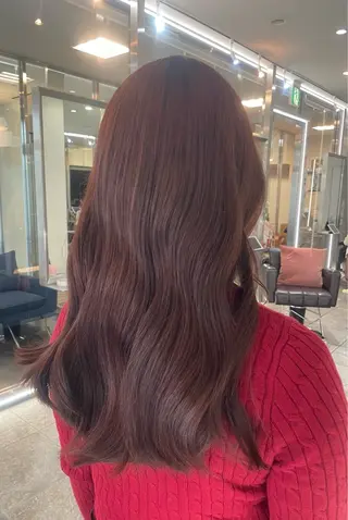 ロング lift by mag所属・ユナ ナチュラル／透明感のヘアスタイル