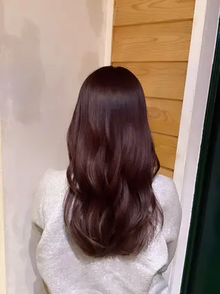 ロング 艶髪／暖色カラー🌹 ⭐︎KOHEYのヘアスタイル