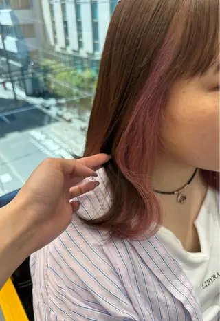 ミディアム GiseL 博多 ほのかのヘアスタイル