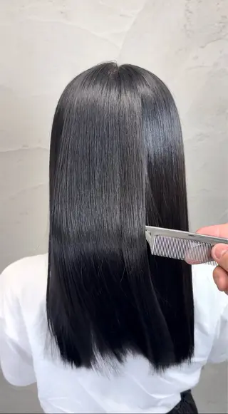 ロング ブリーチ×縮毛矯正 💫だいちのヘアスタイル