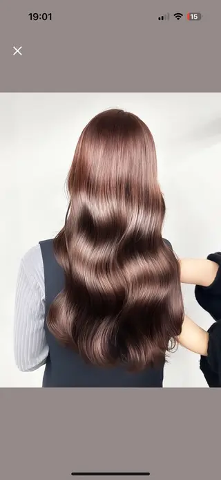 セミロング センター南　髪質改善 大引　優のヘアスタイル