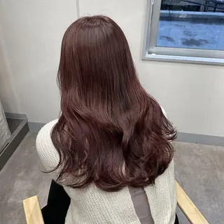 ロング カラー 暖色カラー✨代表しげ オグジュアリーのヘアスタイル