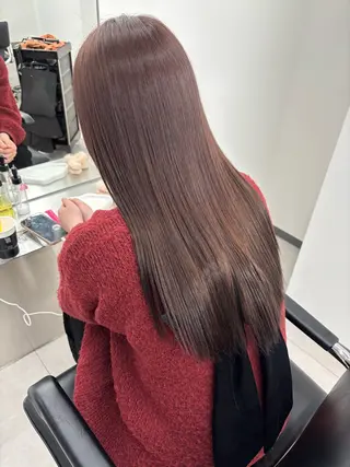 ロング カラー 𝗺𝗶𝗸𝘂♡ 似合わせ🎀のヘアスタイル