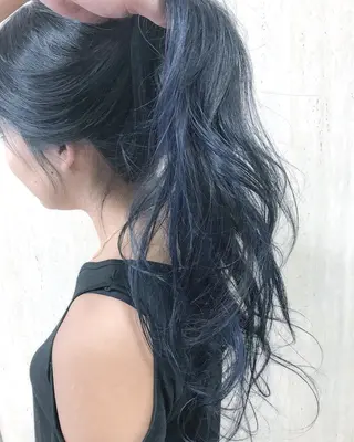 ロング カラー BOX mico.のヘアスタイル