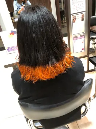 ミディアム カラー 手塚 亮汰のヘアスタイル