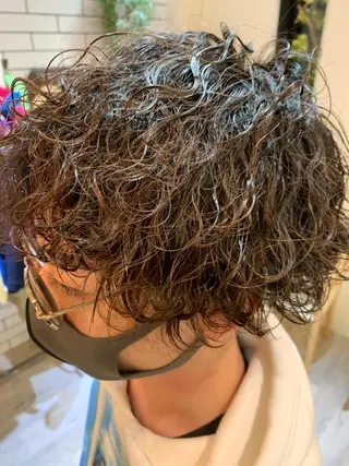 ミディアム パーマ メンズ 【豊橋】似合せカット SHEEFTタイガのヘアスタイル