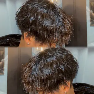 パーマ メンズ 縮毛矯正/ツイスパ /ショート/結希のヘアスタイル