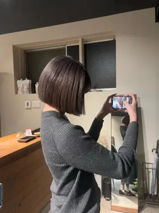 ショート miyabi🌙 大阪／梅田ヘアカラーのヘアスタイル