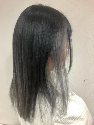 カラー ダブルスキルエクステ /羽エクステ白石宇由のヘアスタイル