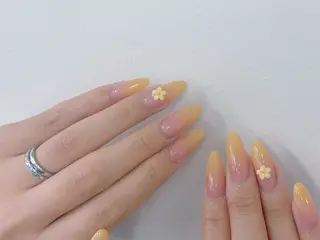 カラー ココナッツ cocoのネイルデザイン