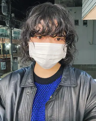 ミディアム パーマ レイヤー/パーマ /ウルフ/nabeのヘアスタイル