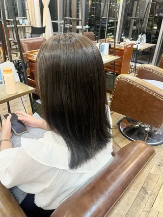 カラー 東茉央/ブリーチ リタッチ🧸銀座のヘアスタイル
